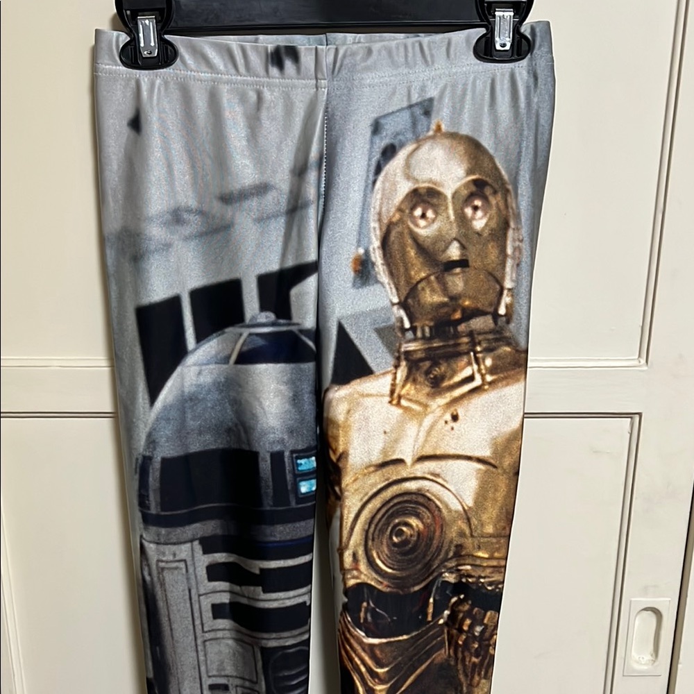 BlackMilk Star Wars print Leggings with C-3PO and R2-D2